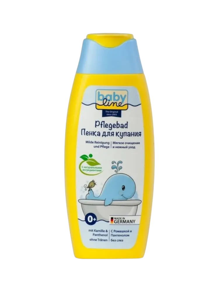 Baby Line Пенка для купания с ромашкой и пантенолом