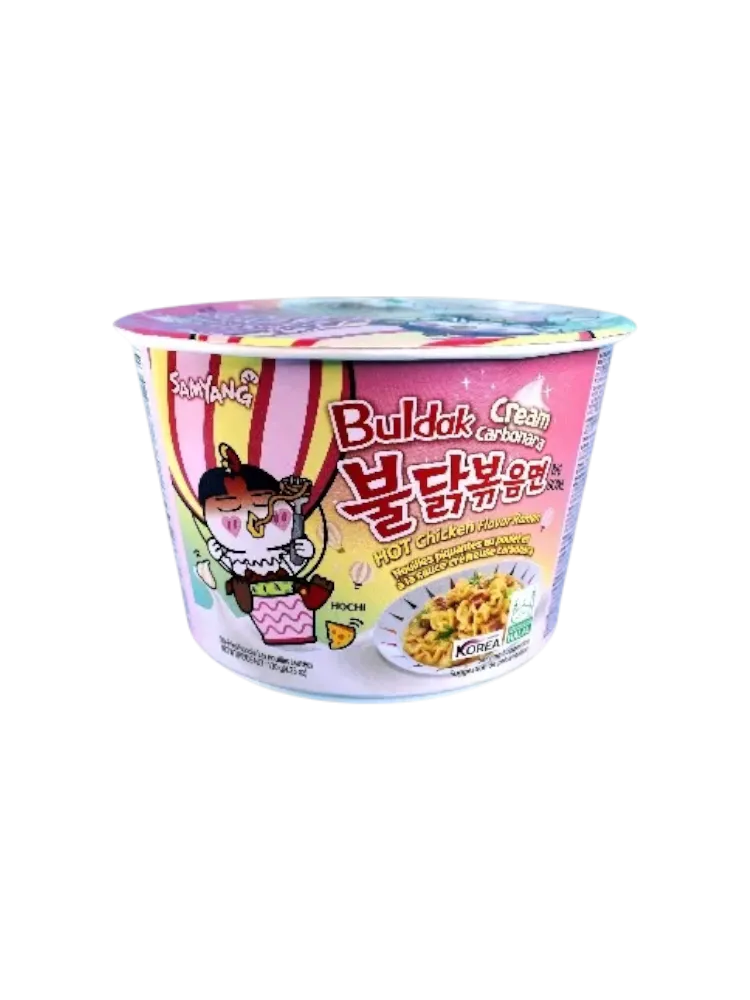 ЛАПША HOT CHICKEN BIG BOWL CREAMY CARBONARA 120Г