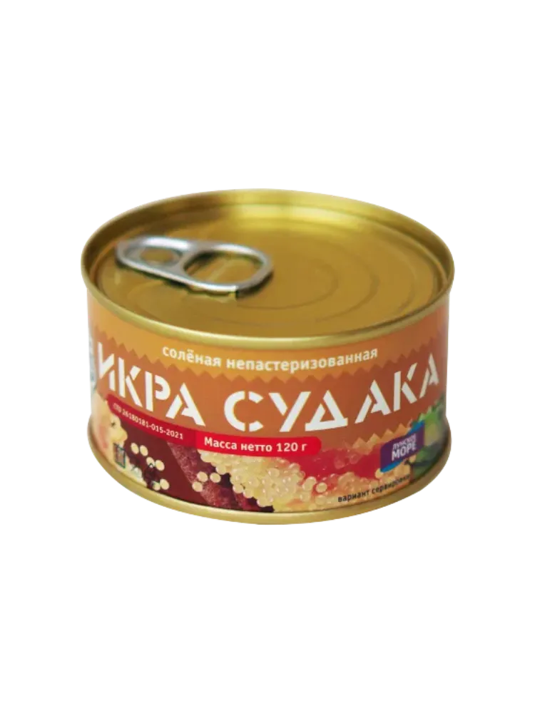 ИКРА СОКРОВИЩА ОКЕАНА 120Г ДЕЛИКАТЕСНАЯ ИКРА СУДАКА Ж/Б С/К