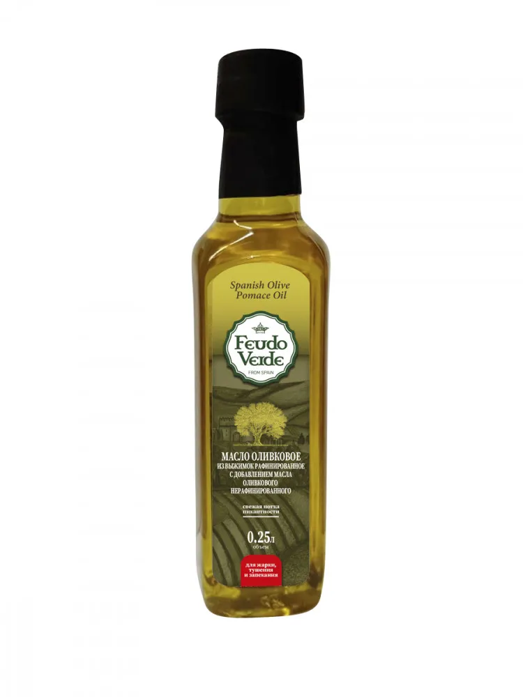 МАСЛО ОЛИВ BLEND FEUDO VERDE 250МЛ С ДОБ ПОДСОЛН МАСЛА СТ/Б(6)