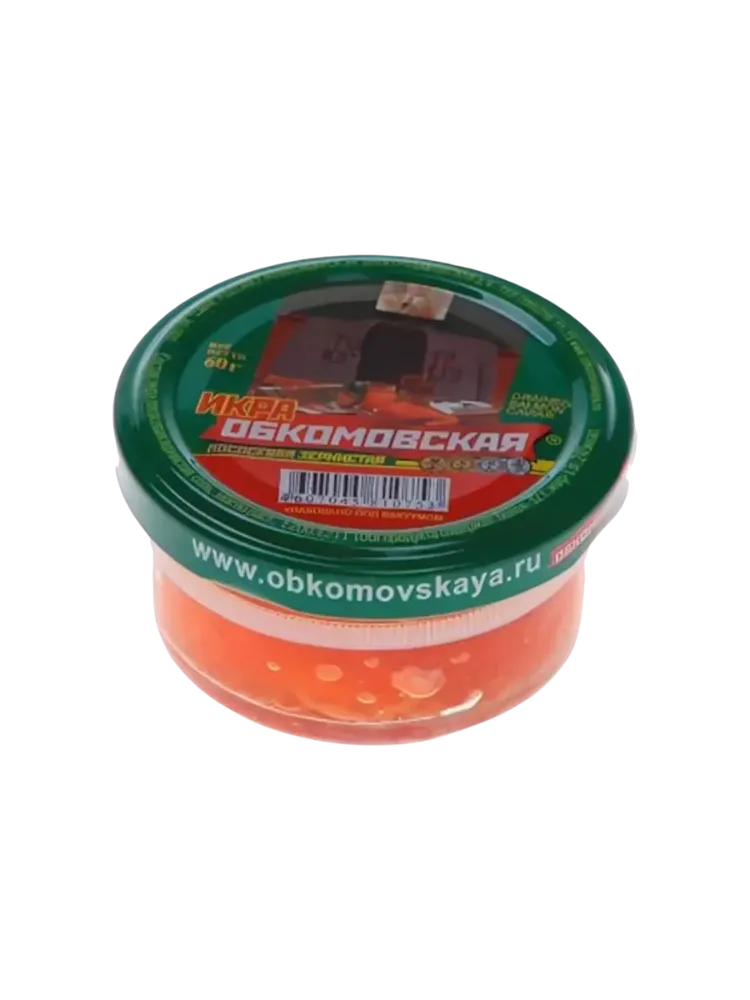 ИКРА ОБКОМОВСКАЯ ЛОСОСЕВАЯ 60Г ТВИСТ СТ/Б 