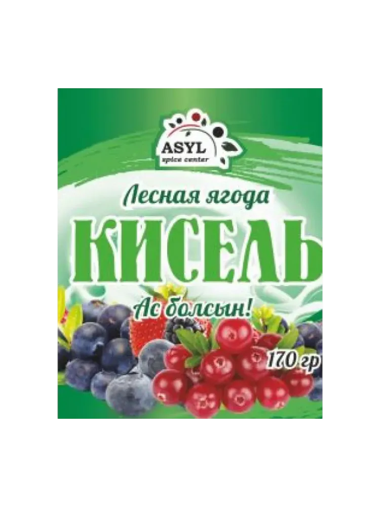 КИСЕЛЬ АСЫЛ 170Г ЛЕСНАЯ ЯГОДА