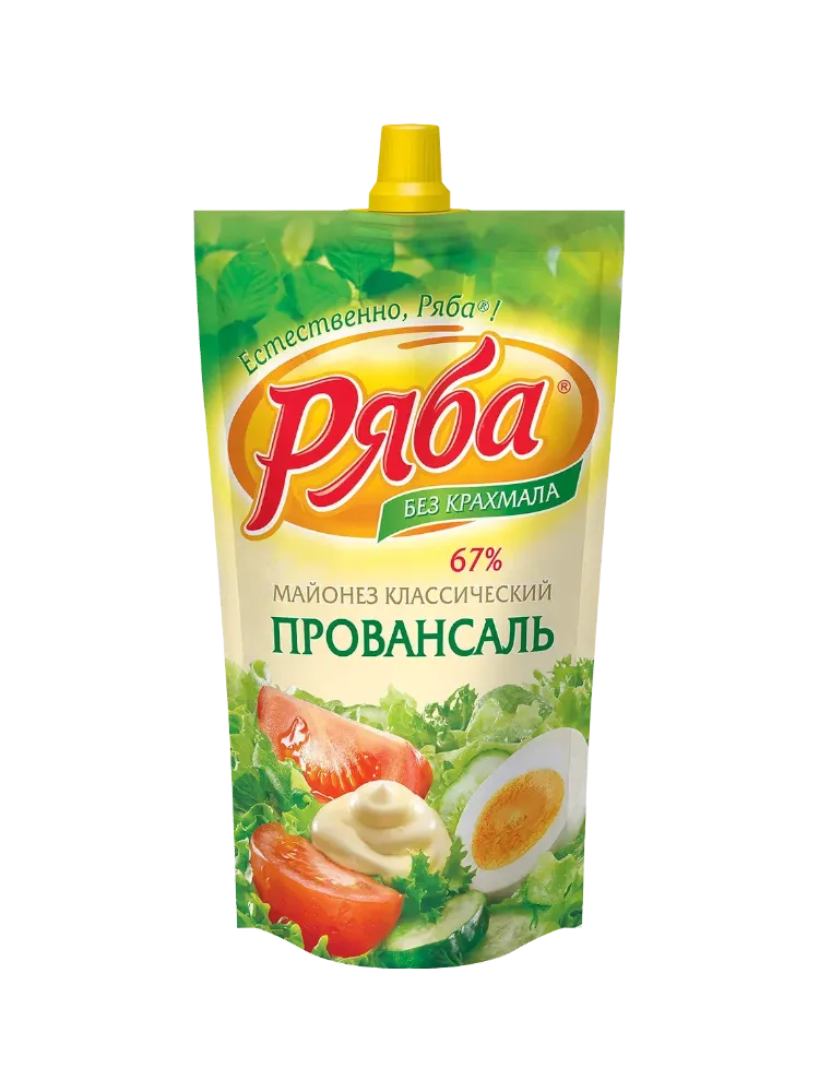 МАЙОНЕЗ РЯБА 410Г ПРОВАНСАЛЬ 67%