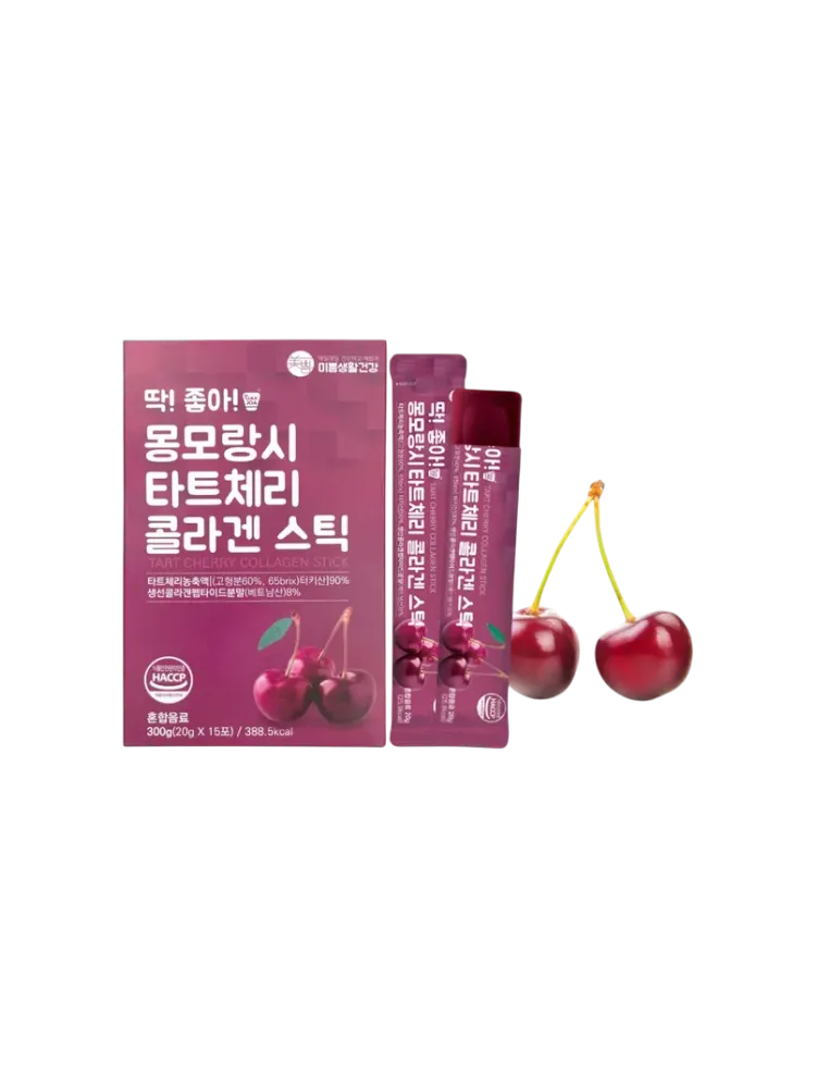 Tart Cherry Collagen Jelly Stick низкомолекулярный рыбный коллаген в дозировке 1600мг. - фото 2