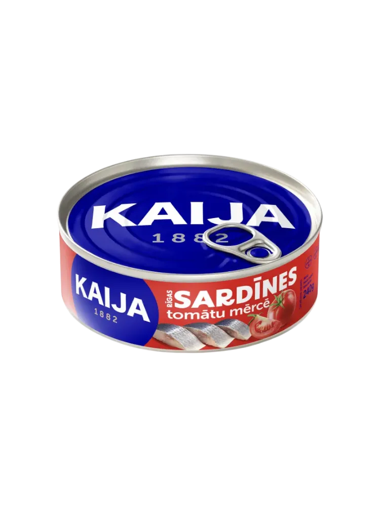 КОНСЕРВЫ САРДИНА KAIJA 240Г В ТОМАТ СОУСЕ КЛЮЧ   - фото 1