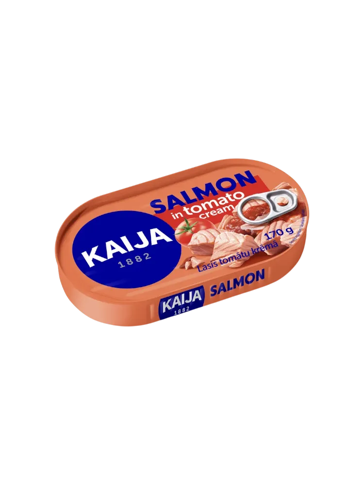 КОНСЕРВЫ ЛОСОСЬ KAIJA 170Г ФИЛЕ В ТОМАТНОМ СОУСЕ КЛЮЧ - фото 1