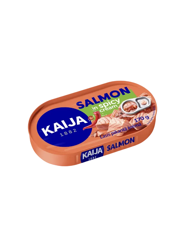 КОНСЕРВЫ KAIJA 170Г ЛОСОСЬ ФИЛЕ В ПИКАНТНОМ КРЕМЕ КЛЮЧ - фото 1