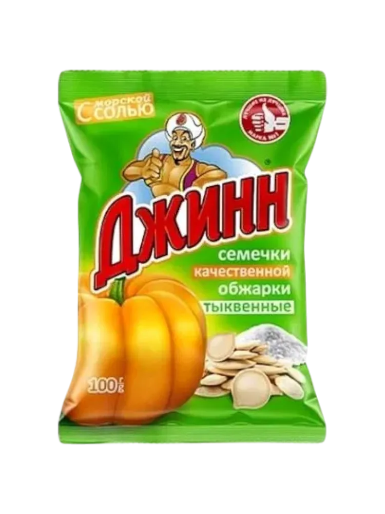 СЕМЕЧКИ ДЖИН 100Г ТЫКВЕННЫЕ