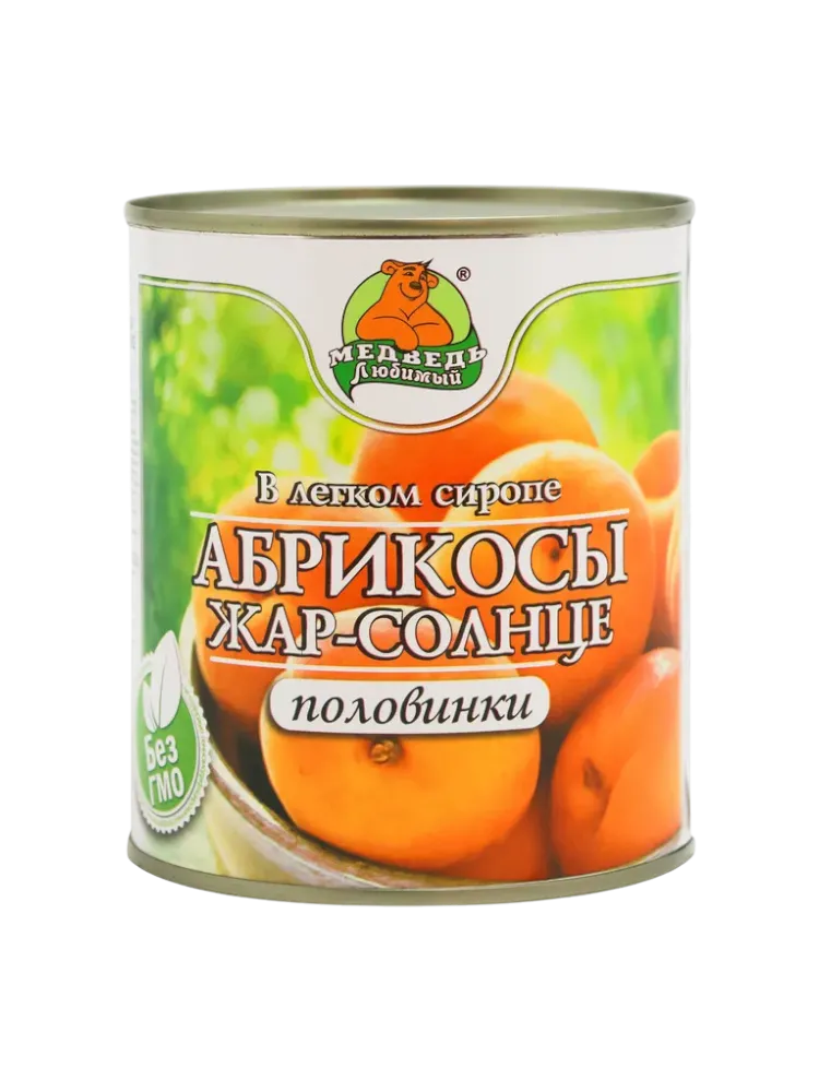 АБРИКОС МЕДВЕДЬ ЛЮБИМЫЙ 850Г Ж/Б