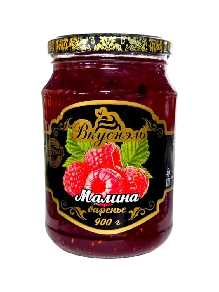 ВАРЕНЬЕ ВКУСНЭЛЬ 900Г МАЛИНА