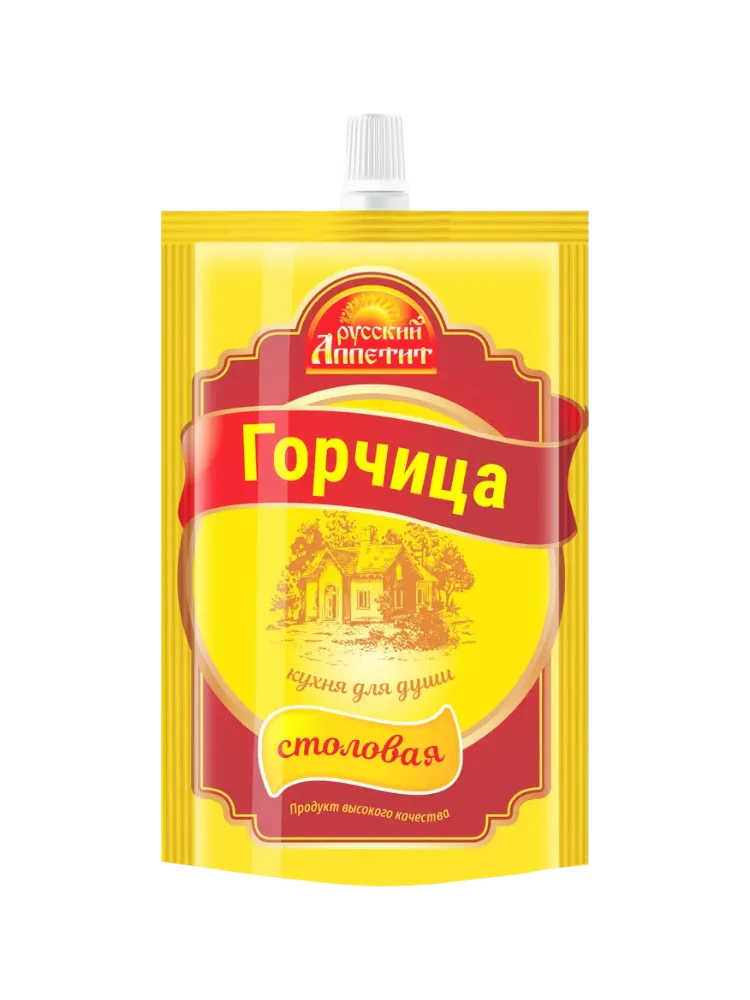 ГОРЧИЦА РУССКИЙ АППЕТИТ 120Г СТОЛОВАЯ Д/П М/У 