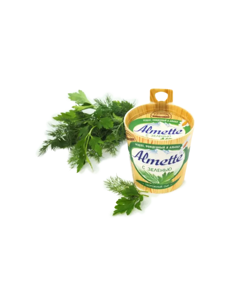 СЫР HOCHLAND 150Г ALMETTE ЗЕЛЕНЬ
