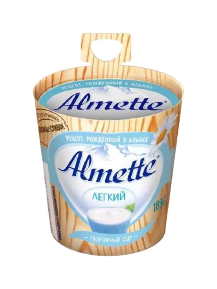 ТВОРОЖНЫЙ СЫР "АЛЬМЕТТЕ" 150 ГР HOCHLAND ЛЕГКИЙ 