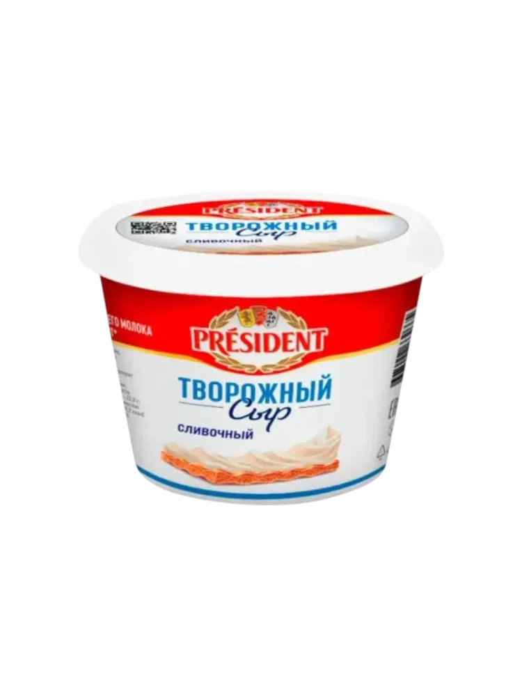 СЫР PRESIDENT ТВОРОЖНЫЙ СЛИВ 56% 140Г