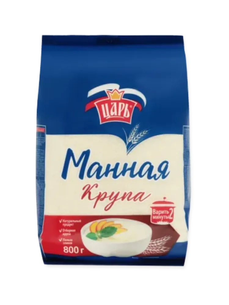 КРУПА ЦАРЬ 800Г МАННАЯ М/У
