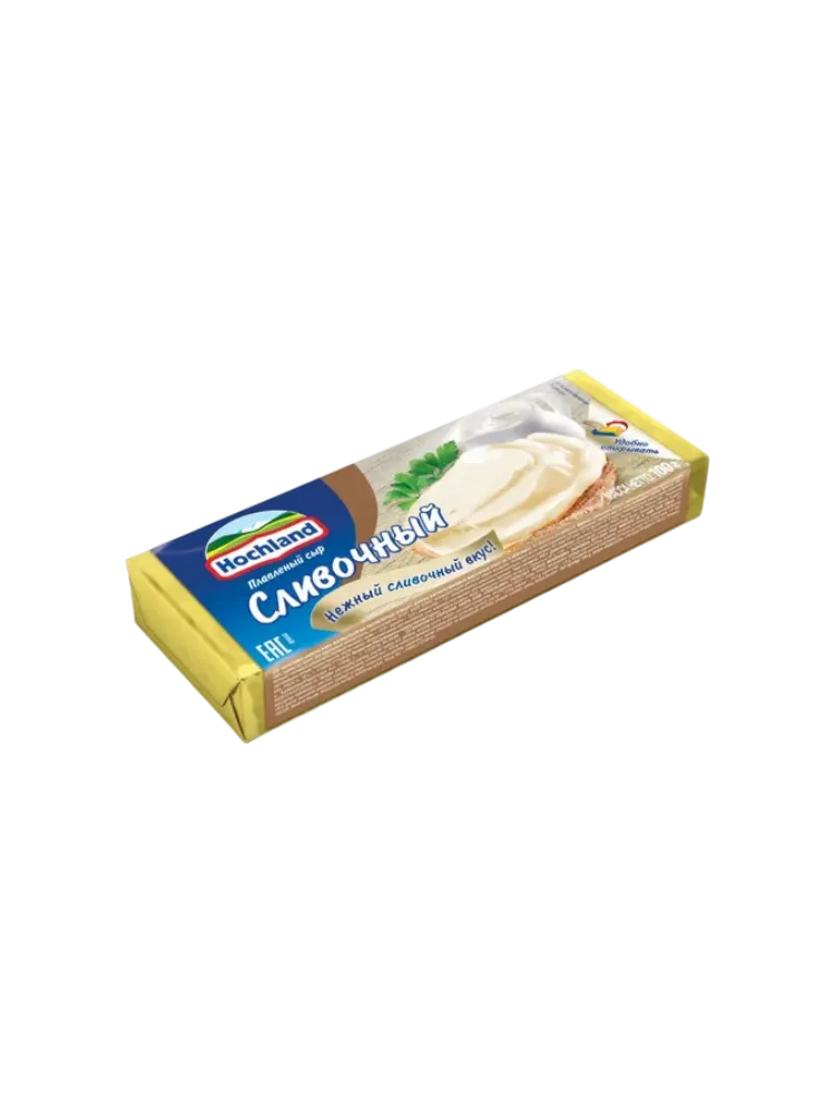СЫР HOCHLAND 100Г СЛИВОЧНЫЙ БЛОЧКИ
