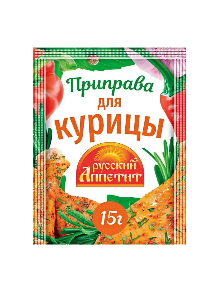 ПРИПРАВА РУССКИЙ АППЕТИТ 15Г Д/КУРИЦЫ 