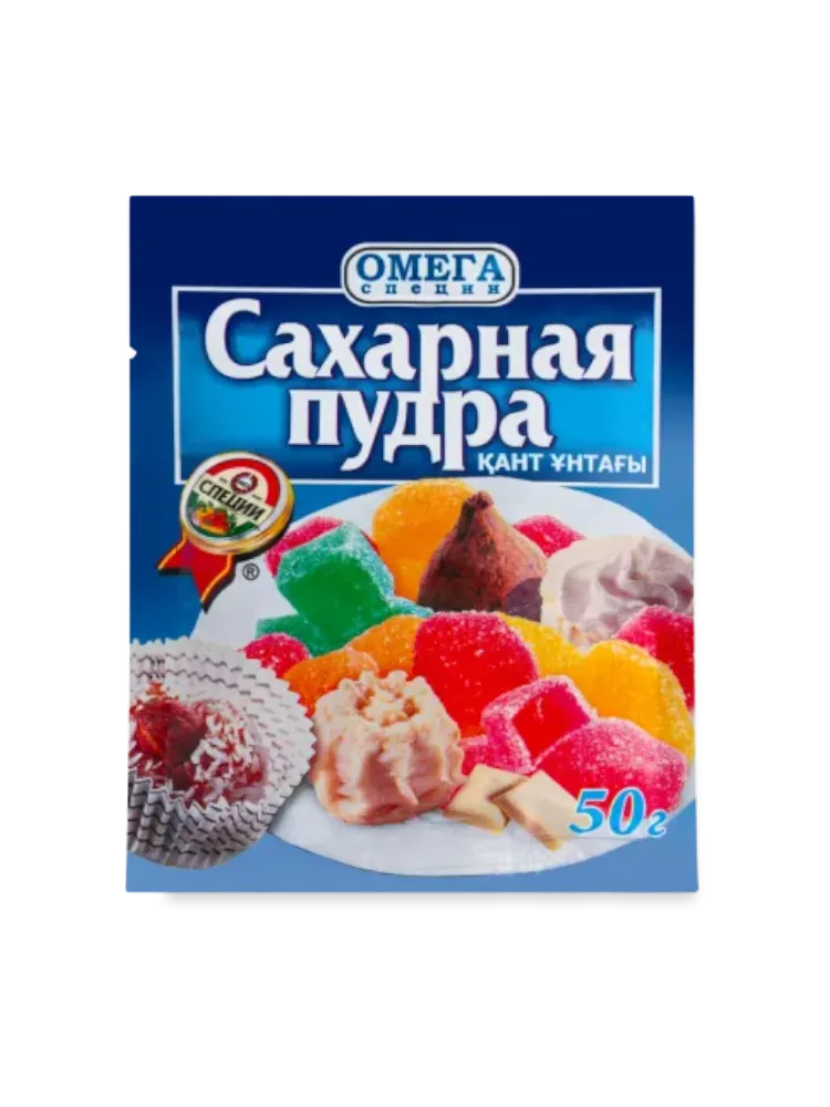 ПРИПРАВА ОМЕГА 50Г САХАРНАЯ ПУДРА 
