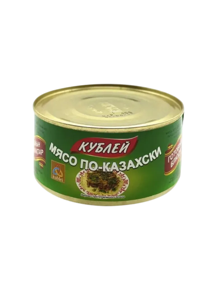 КОНСЕРВЫ КУБЛЕЙ 290Г МЯСО ПО-КАЗАХСКИ