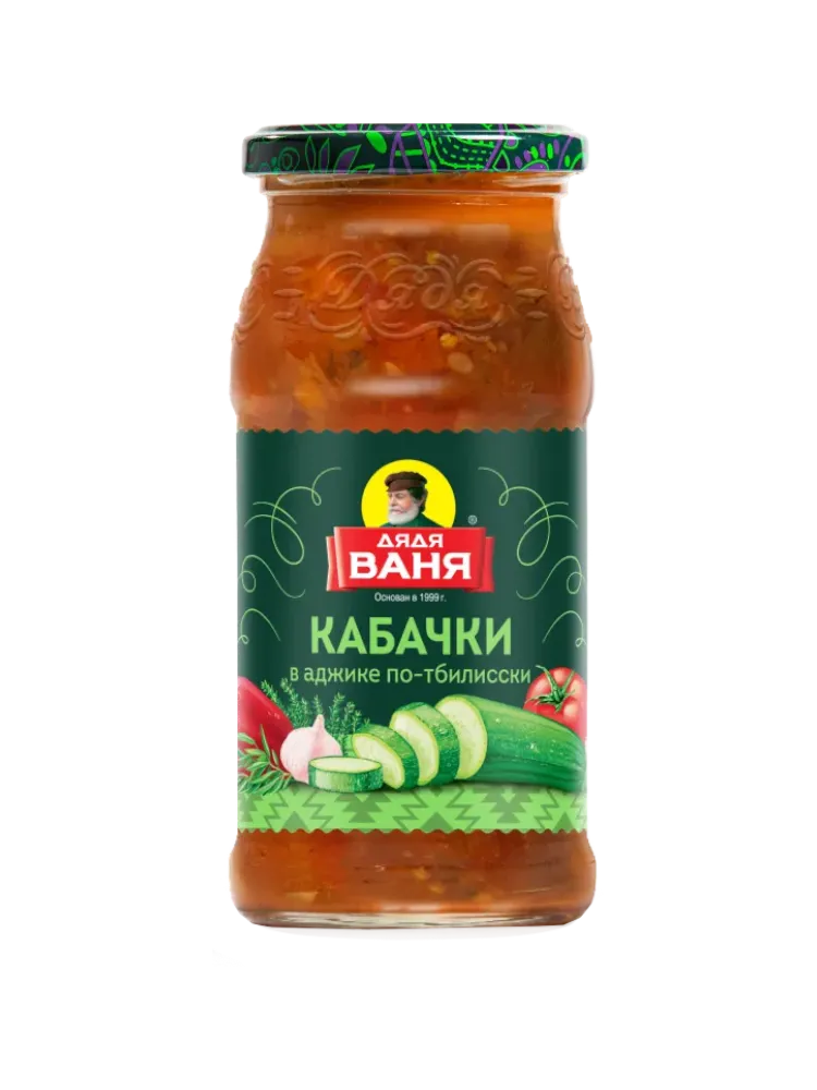 КАБАЧКИ ДЯДЯ ВАНЯ 460Г ПО-ТБИЛИССКИ В АДЖИКЕ - фото 2
