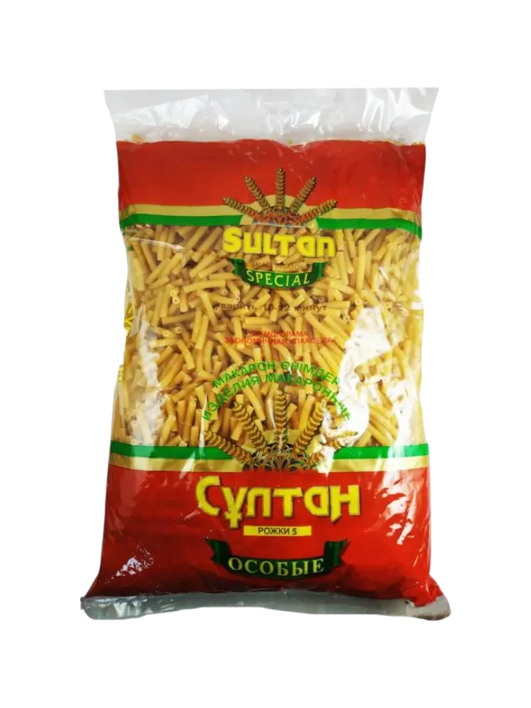МАКАРОНЫ СУЛТАН 1.6КГ РОЖКИ 5 