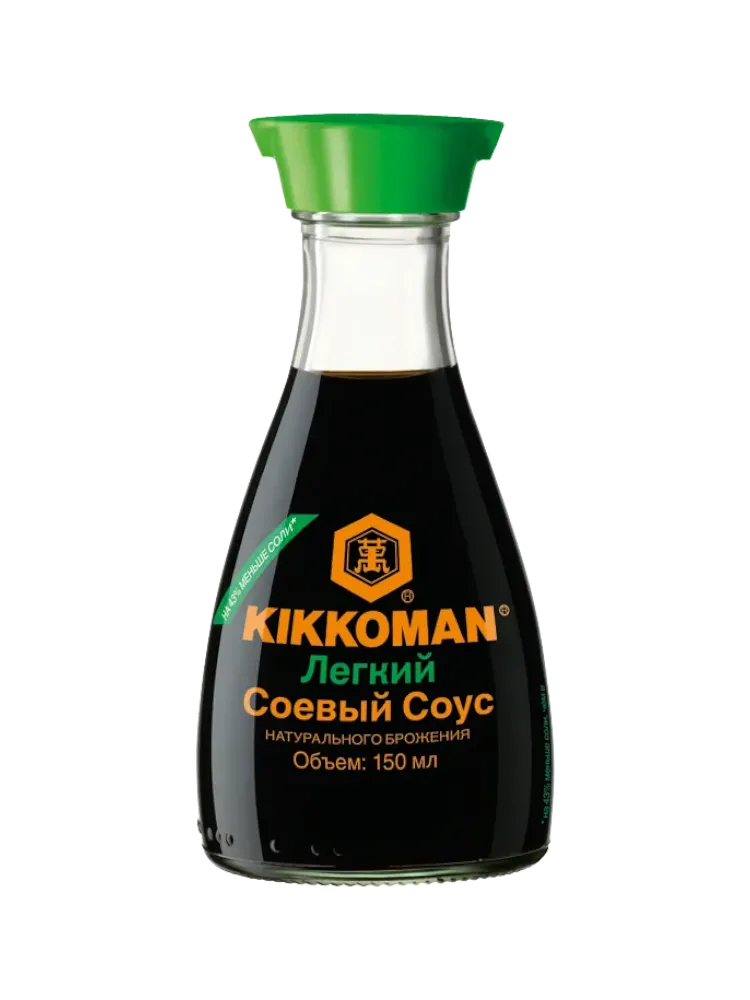 СОУС KIKKOMAN 150МЛ СОЕВЫЙ ЛЕГКИЙ СТ/Б