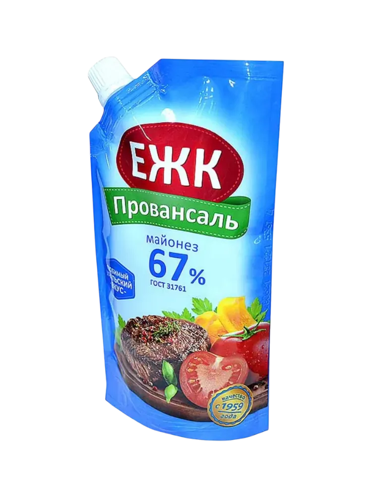 МАЙОНЕЗ ЕЖК 200МЛ ПРОВАНСАЛЬ 67% Д/П