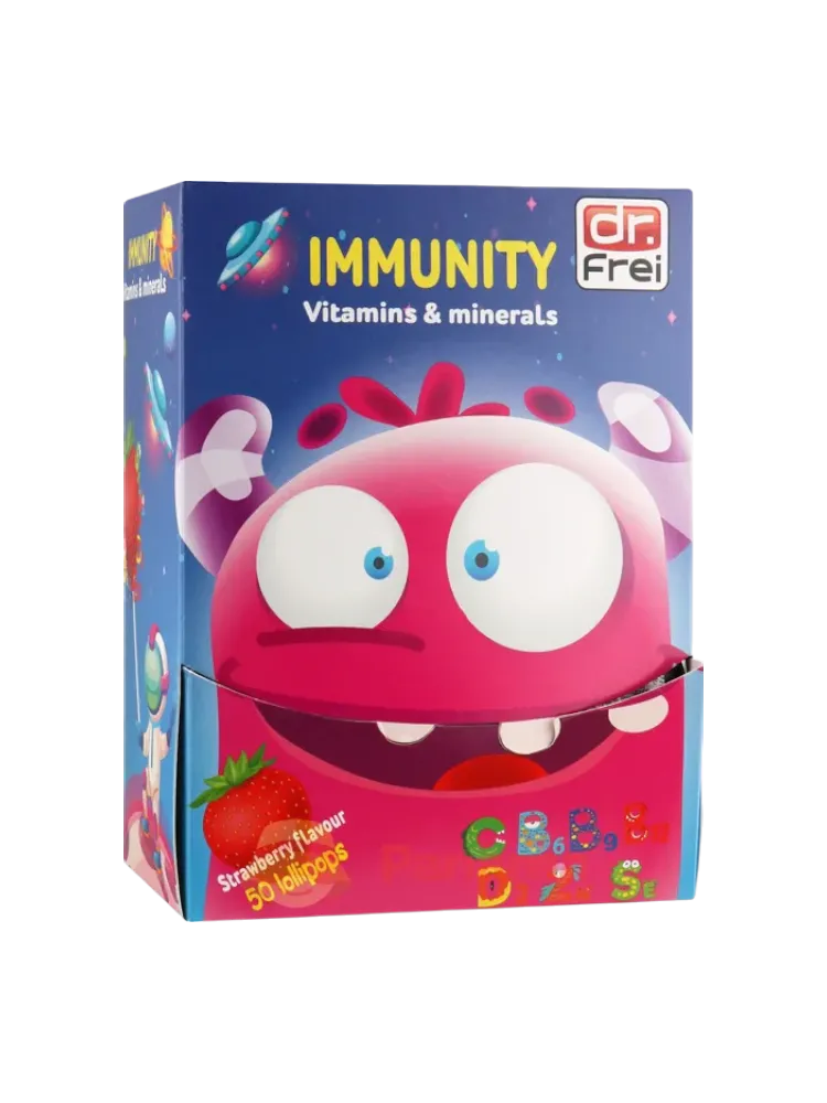 Леденцы на палочке Immunity lollipops 50шт