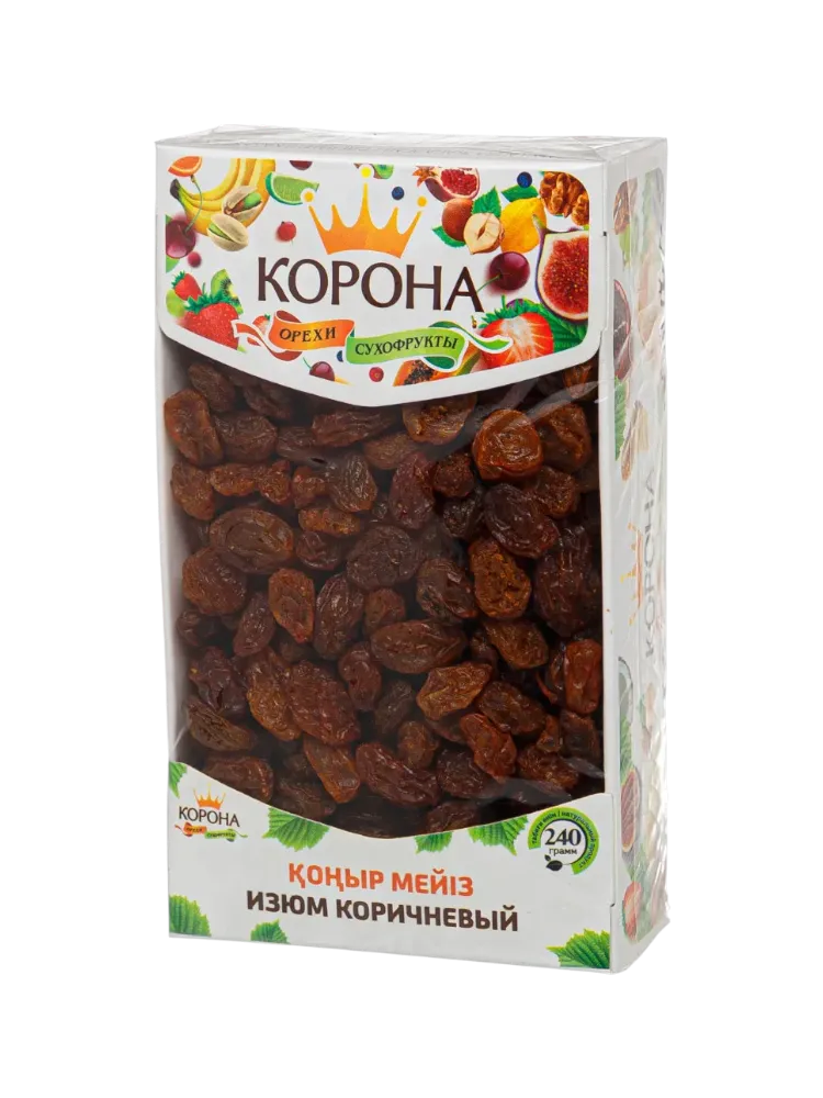 КОРОНА ИЗЮМ 240Г КОРИЧНЕВЫЙ