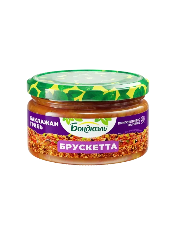 БРУСКЕТТА BONDUELLE 220Г БАКЛАЖАН ГРИЛЬ