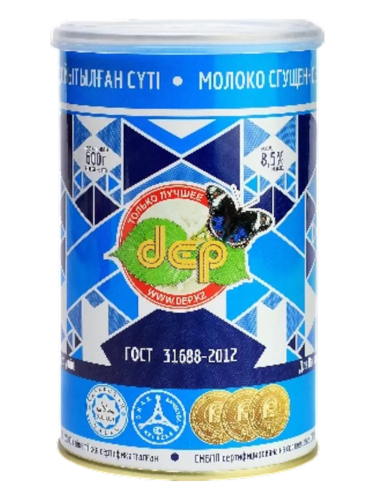 МОЛОКО СГУЩ ДЕП 600Г 8.5% Ж/Б 