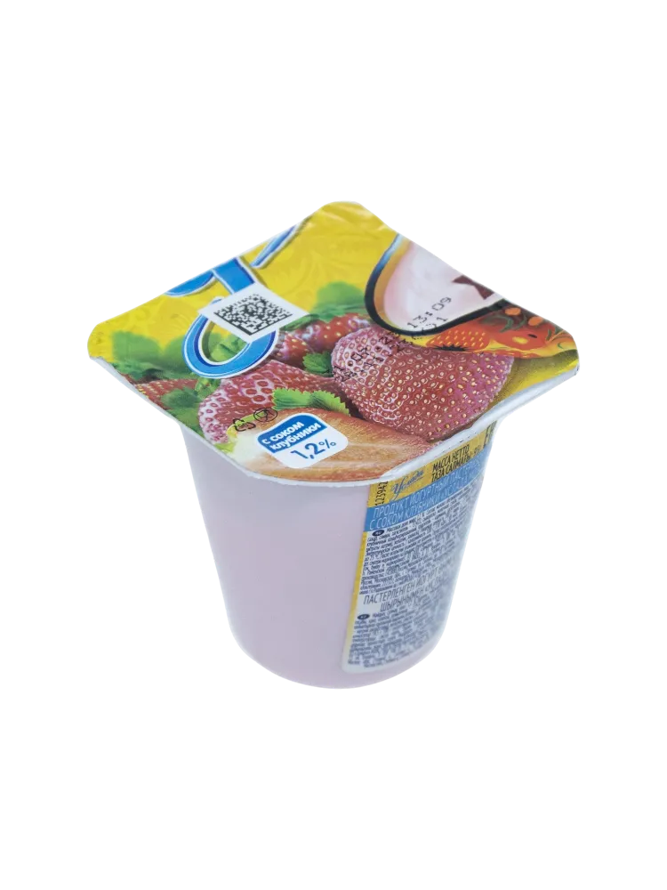 ЙОГУРТ УСЛАДА 95Г 1.2% КЛУБНИКА - фото 2
