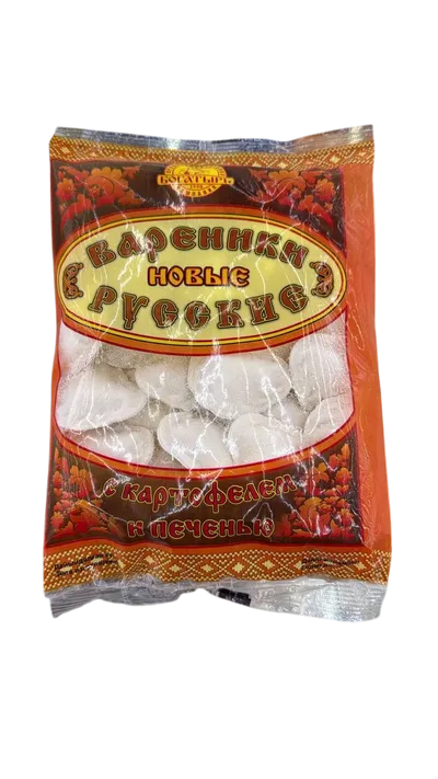 ВАРЕНИКИ БОГАТЫРЬ 450Г КАРТОФЕЛЬ/ПЕЧЕНЬ
