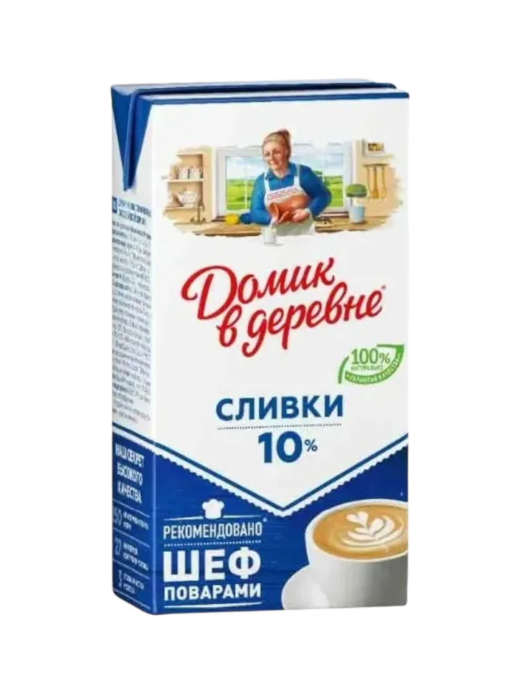 СЛИВКИ ДОМИК В ДЕРЕВНЕ 480МЛ 10%