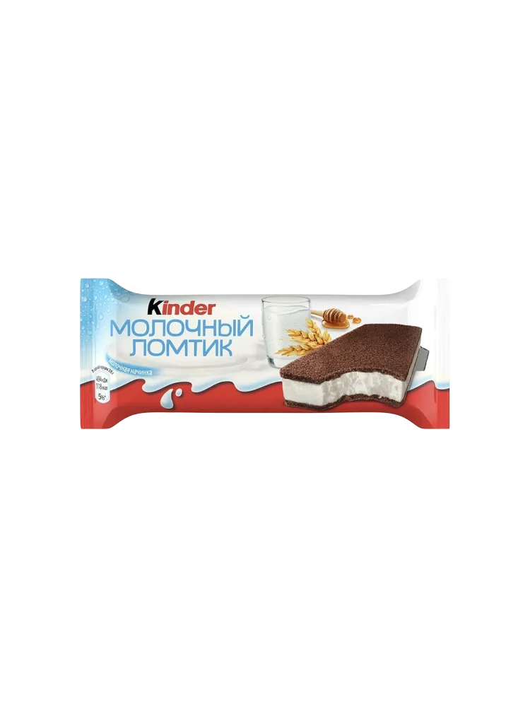 ПИРОЖНОЕ KINDER 28Г МОЛОЧНЫЙ ЛОМТИК
