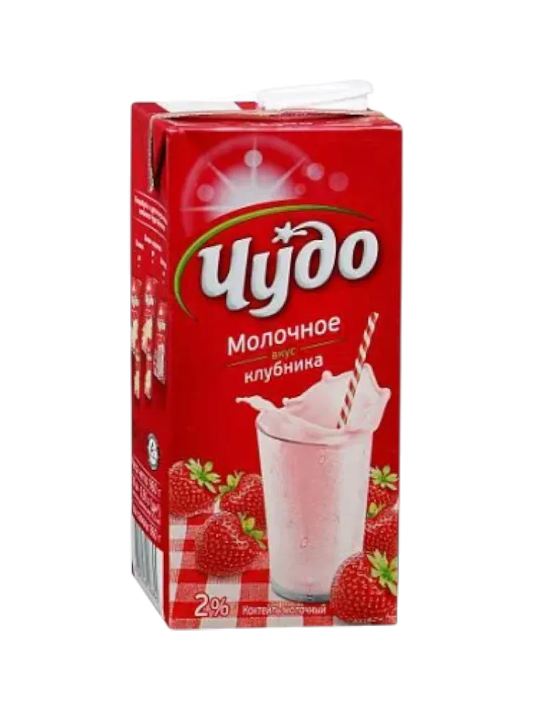 КОКТЕЙЛЬ МОЛ ЧУДО 0.95Л 2% КЛУБНИКА