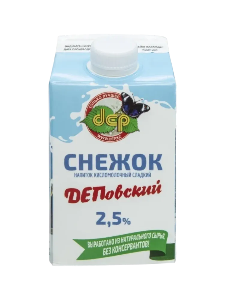 СНЕЖОК ДЕП 0.5Л 2.5% П/П