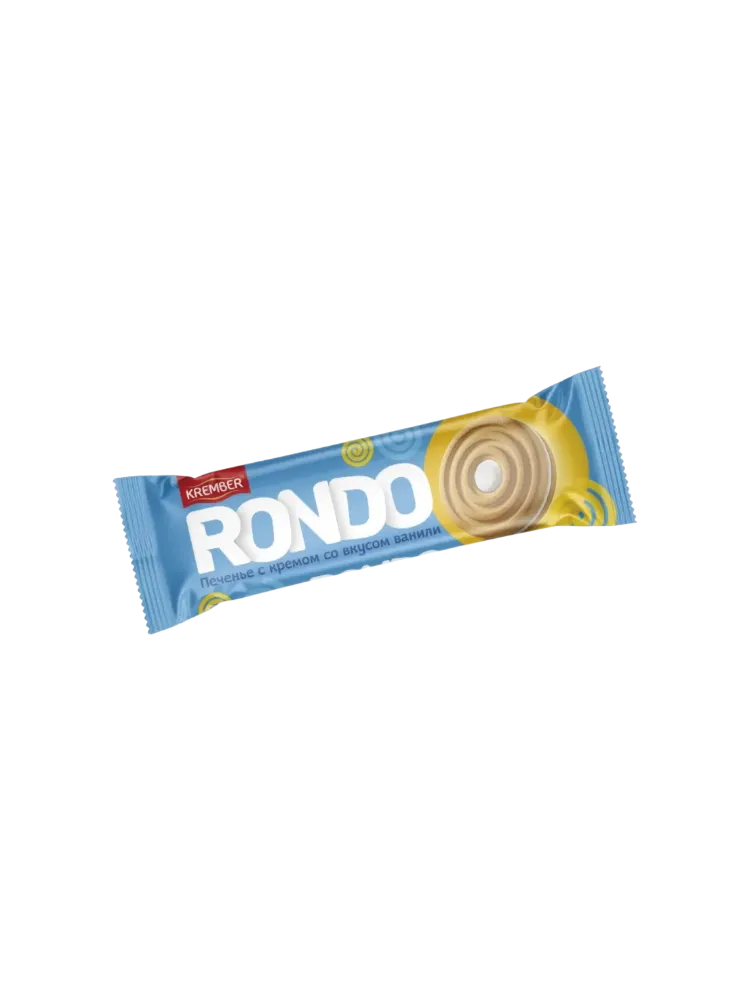 ПЕЧЕНЬЕ KREMBER RONDO 70Г С ВАНИЛЬНЫМ КРЕМОМ - фото 1