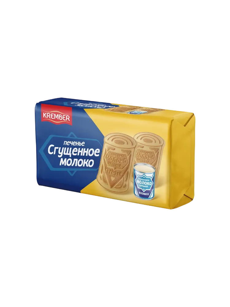 ПЕЧЕНЬЕ KREMBER 305Г САХАРНОЕ СГУЩЕНОЕ МОЛОКО