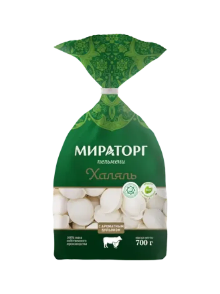 ПЕЛЬМЕНИ МИРАТОРГ 700Г ХАЛЯЛЬ ЗАМ