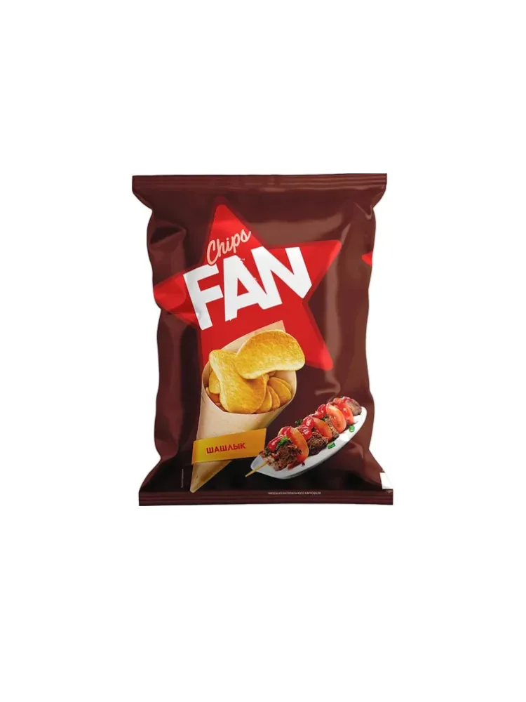 ЧИПСЫ FAN 120Г ШАШЛЫК