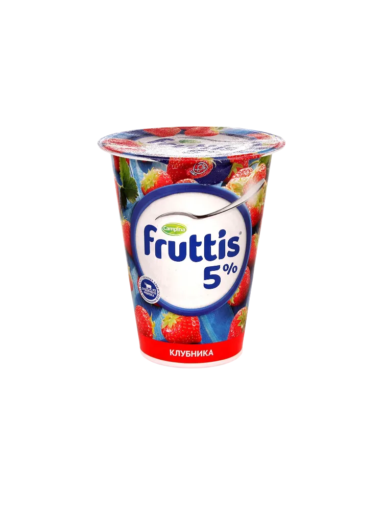 ЙОГУРТ CAMPINA СЛИВОЧНОЕ ЛАКОМСТВО 290Г 5% КЛУБНИКА 