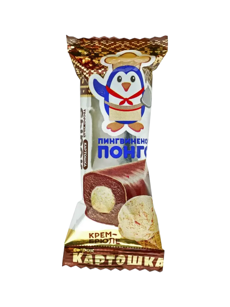 СЫРОК ТВОРОЖ ПОНГО 40Г КАРТОШКА КРЕМ БРЮЛЕ