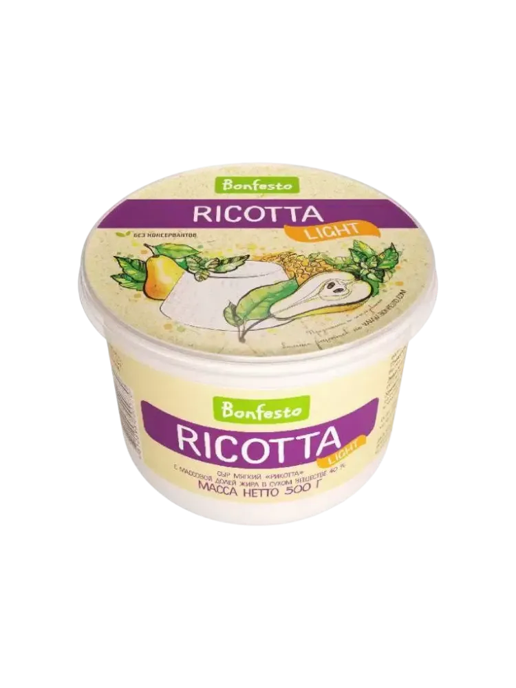 СЫР BONFESTO RICOTTA 40% 500ГР