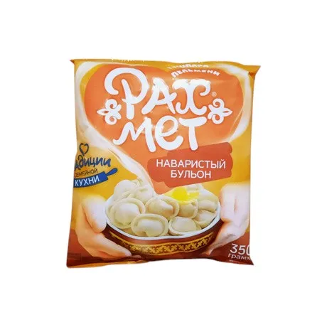 ПЕЛЬМЕНИ РАХАТ 350Г НАВАРИСТЫЙ БУЛЬОН 