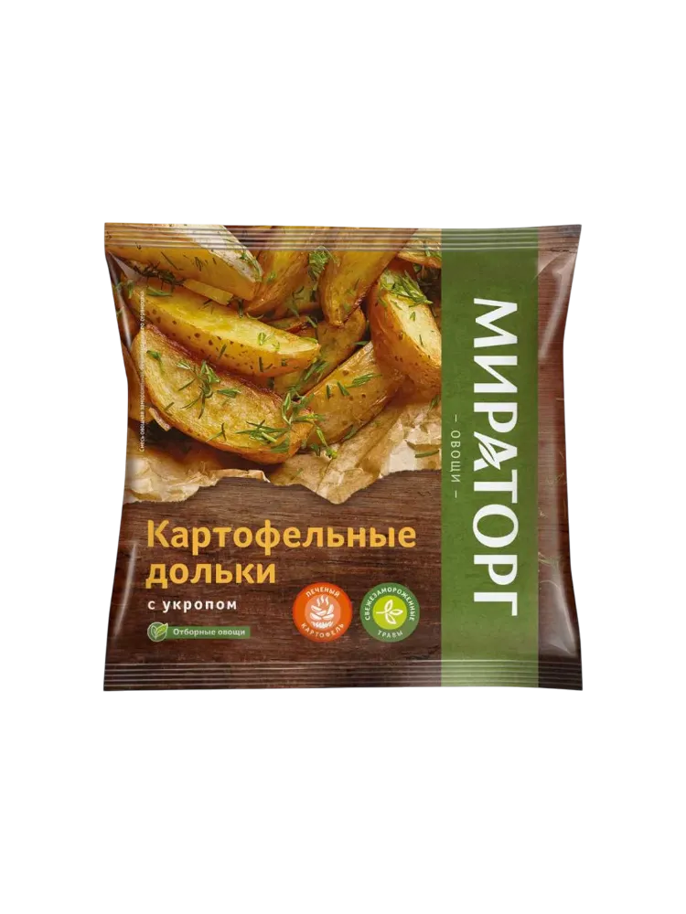 КАРТОФЕЛЬНЫЕ ДОЛЬКИ МИРАТОРГ  С УКРОПОМ ЗАМ