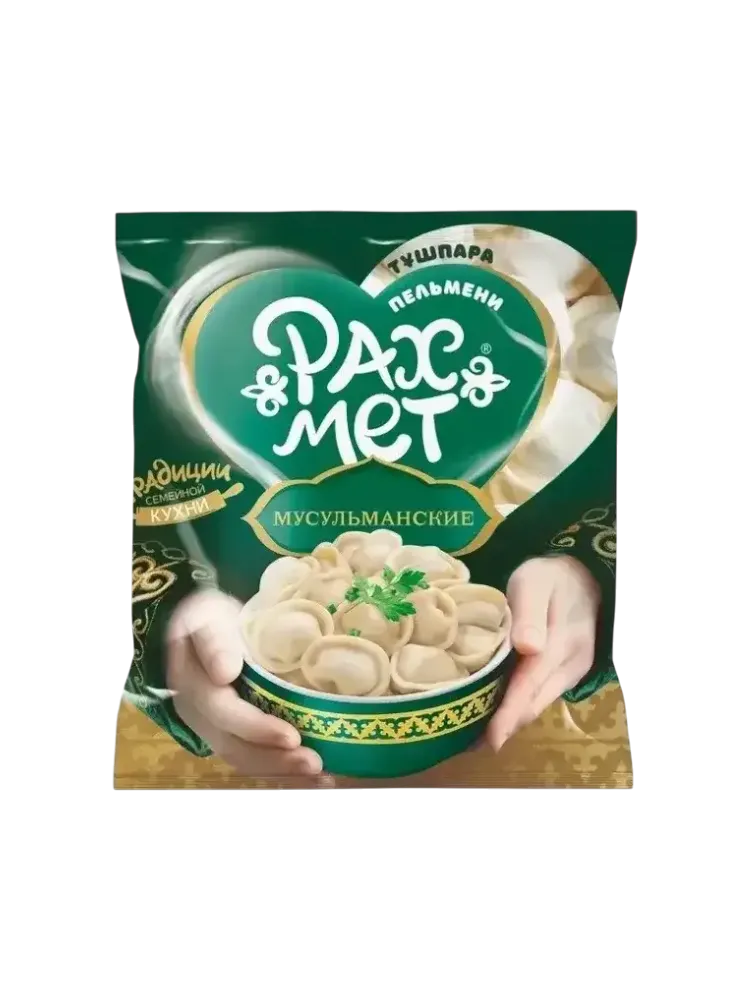 ПЕЛЬМЕНИ РАХМЕТ МУСУЛЬМАНСКИЕ 350 ГР