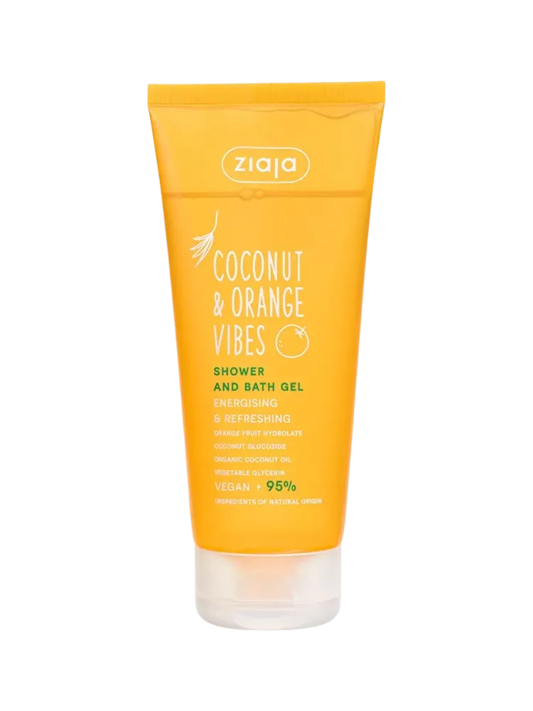 ГЕЛЬ Д/ДУША ZIAJA COCONUT AND ORANGE VIBES БОДРЯЩИЙ И ОСВЕЖАЮЩИЙ  200МЛ