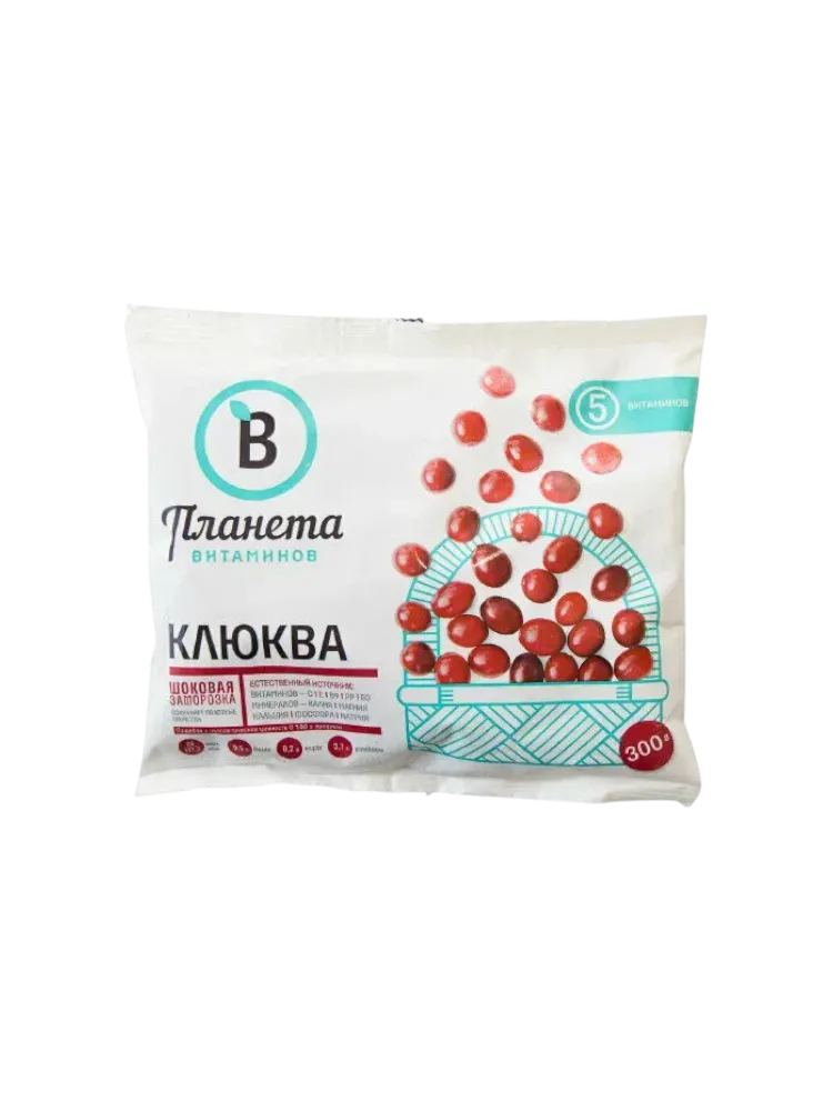 ПЛАНЕТА ВИТАМИНОВ 300Г КЛЮКВА 