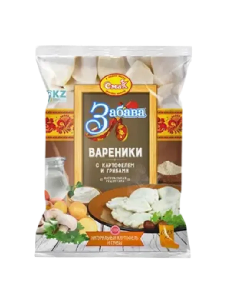ЗАБАВА ВАРЕНИКИ С КАРТОФЕЛЕМ